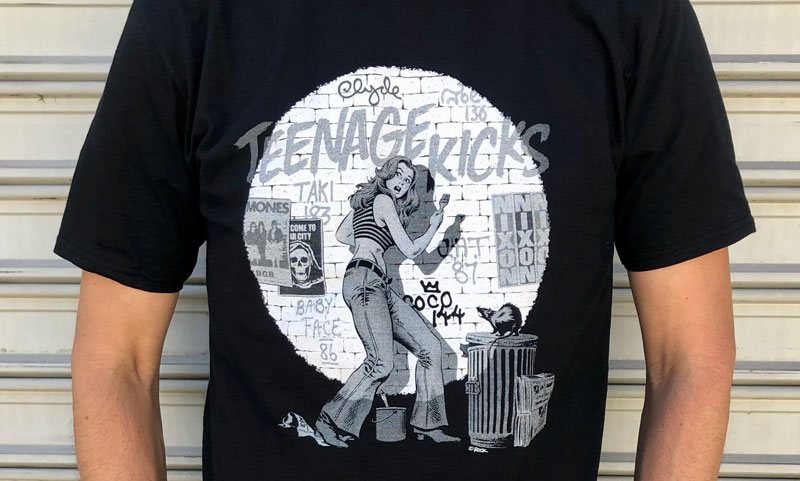 T-Shirt-teenage-Kicks-Ivan-Rock-Vignette