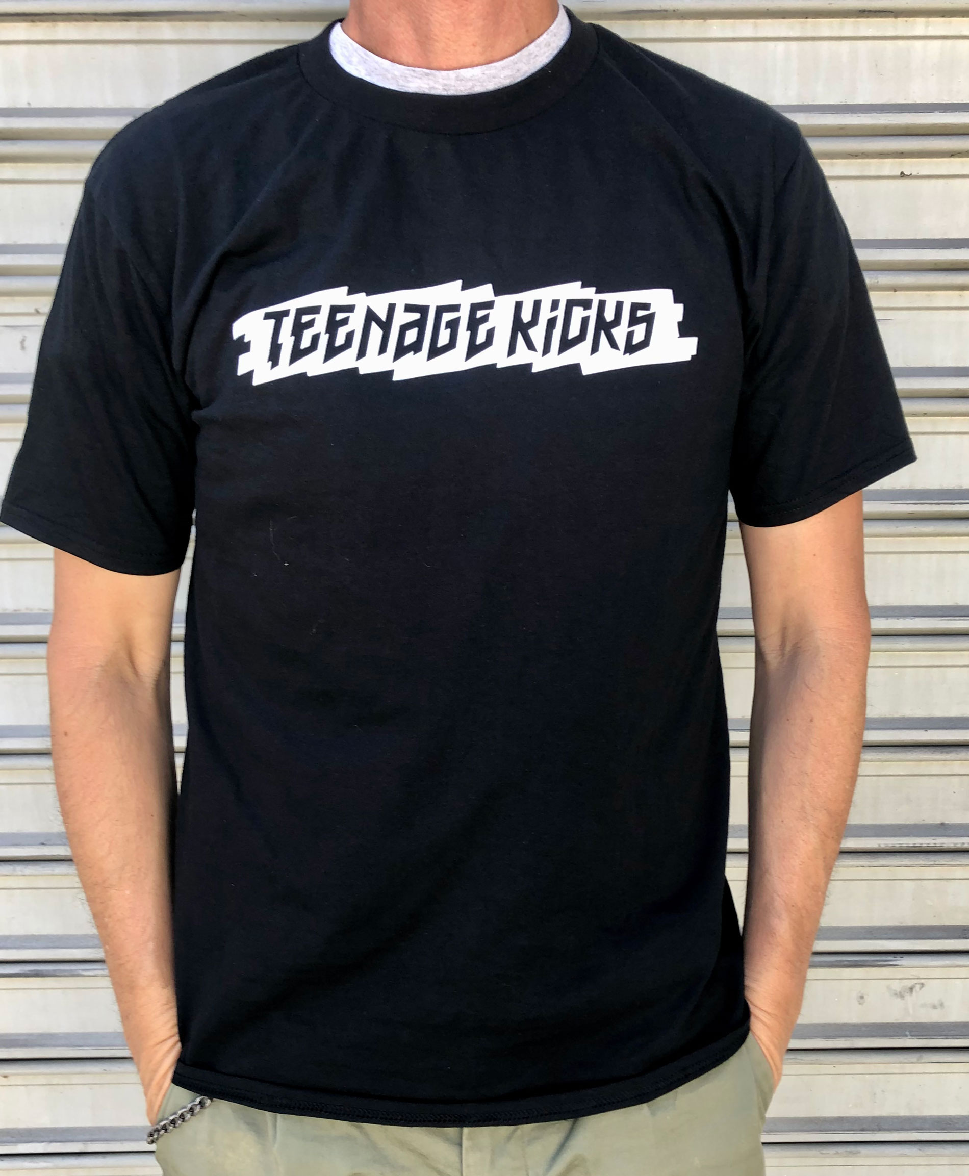 T-Shirt-teenage-Kicks-logo